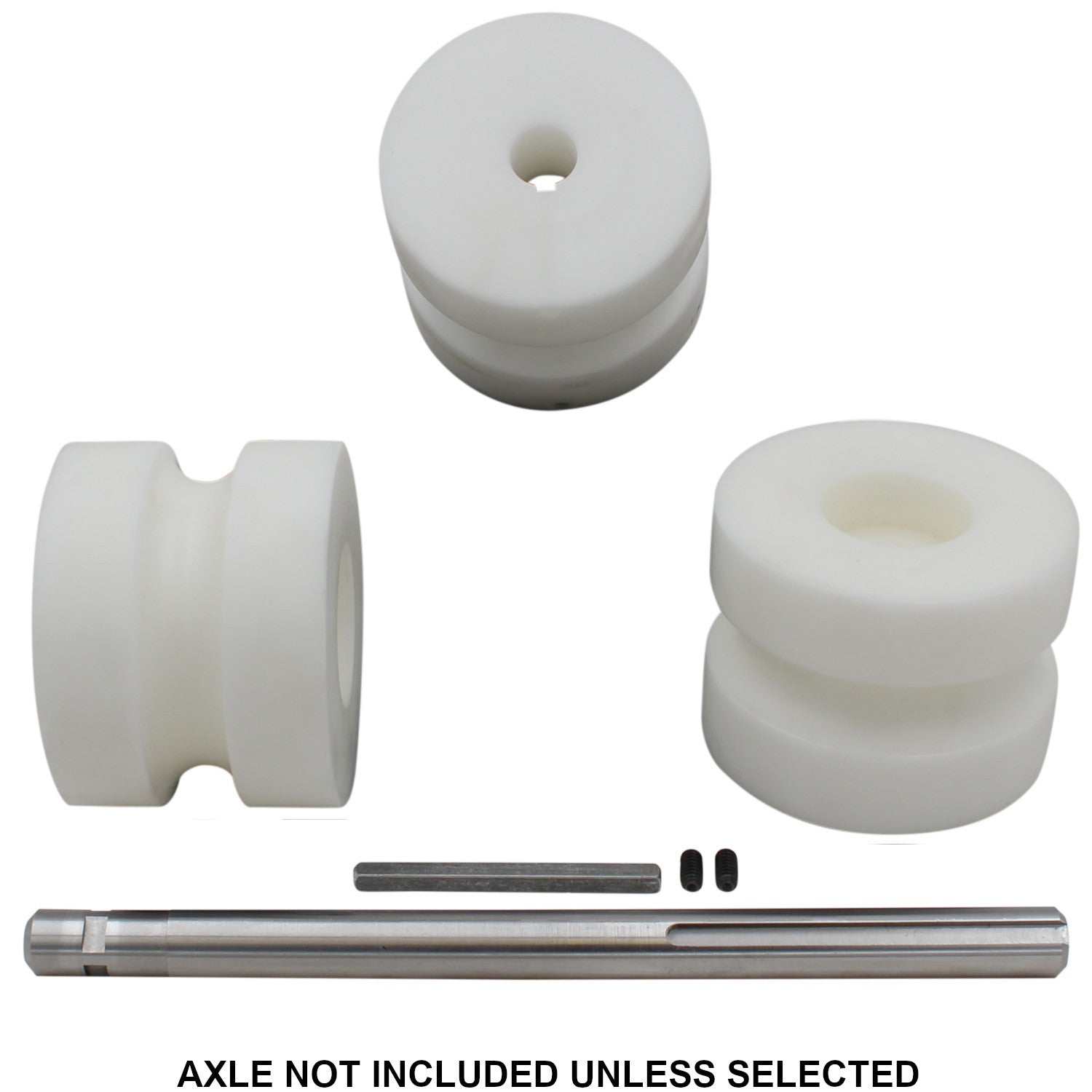 .875" Round Tube Dies Delrin