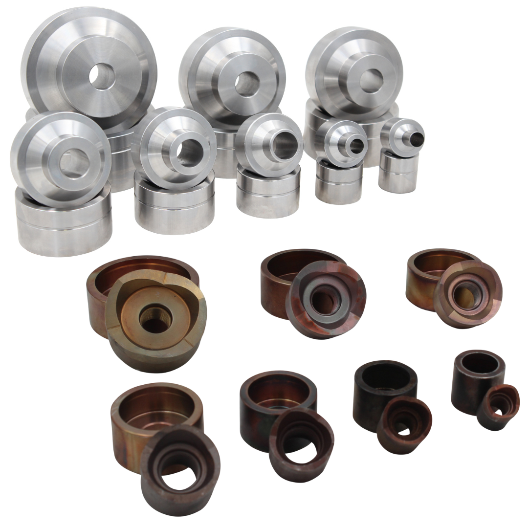 8 Piece Dimple Die and 7 Piece Knockout Set Combo