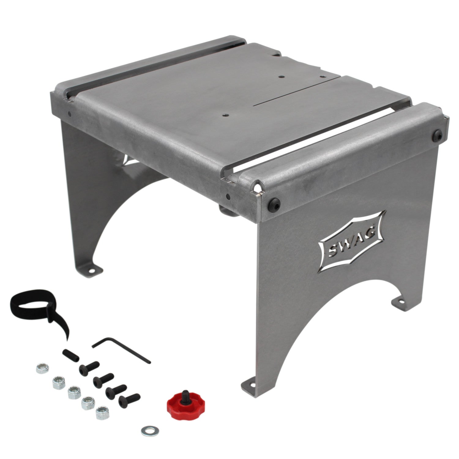 raw steel portable band saw stand