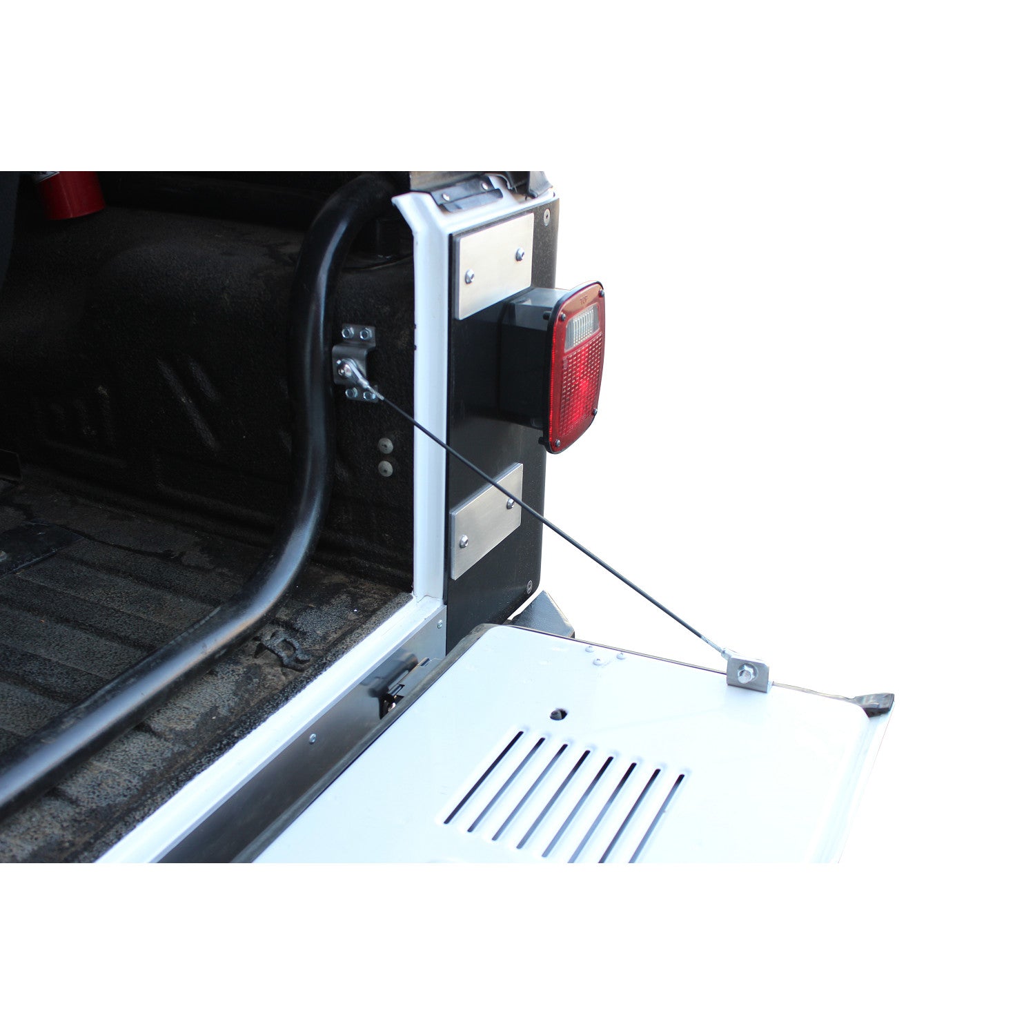 SWAG Jeep Wrangler "Flat Back" Aluminum Drop Down Tailgate Conversion Kit