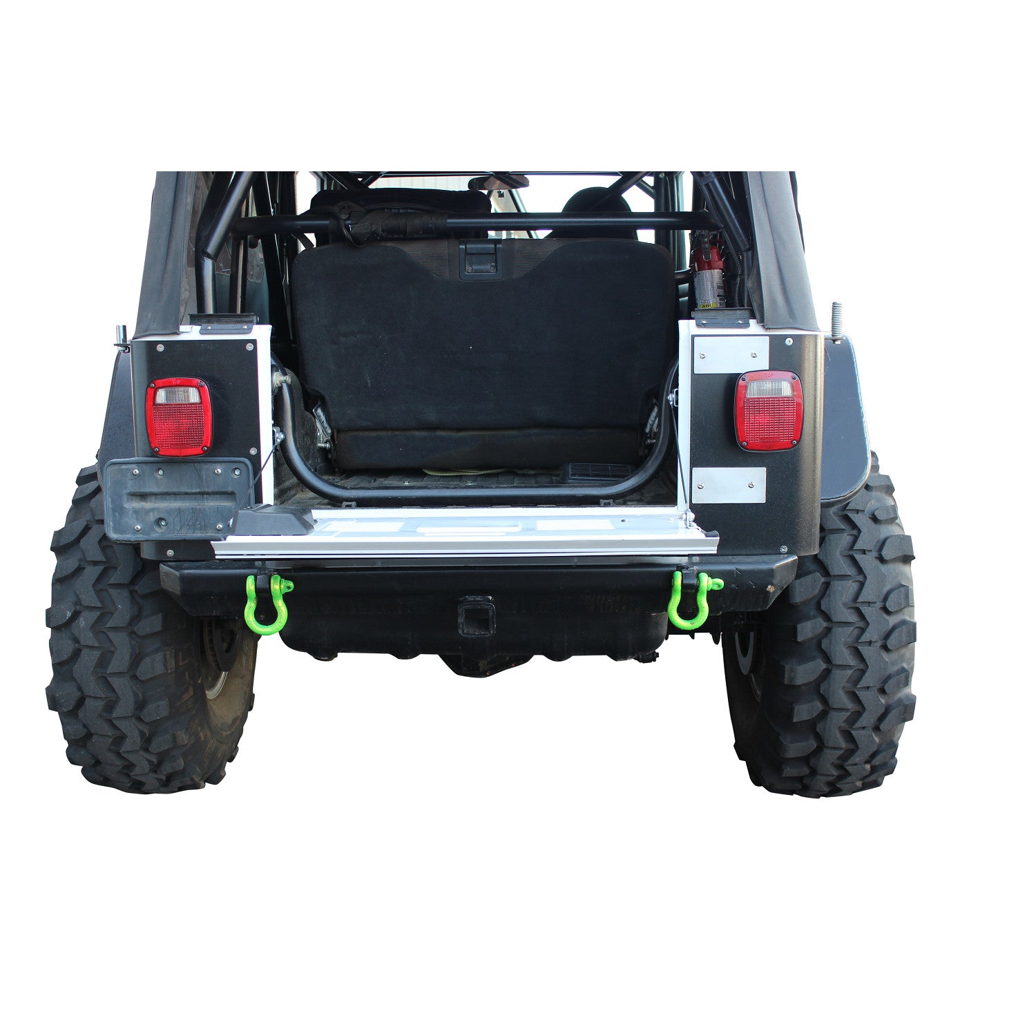 SWAG Jeep Wrangler "Flat Back" Aluminum Drop Down Tailgate Conversion Kit