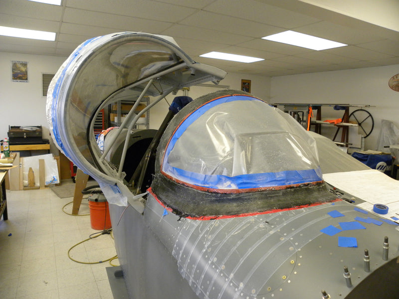 Airplane Windscreen Formed on Hulk Tubing Roller