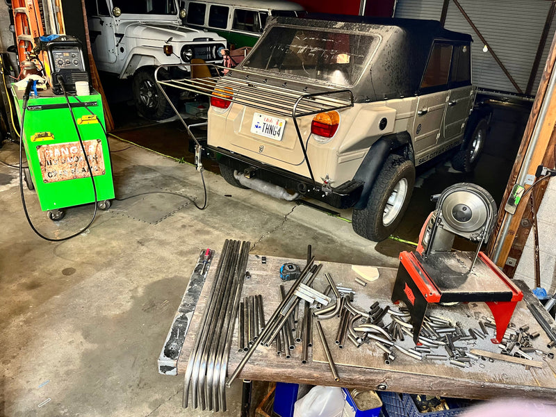 Custom Rack Cut and Bent With SWAG Off Road Tools
