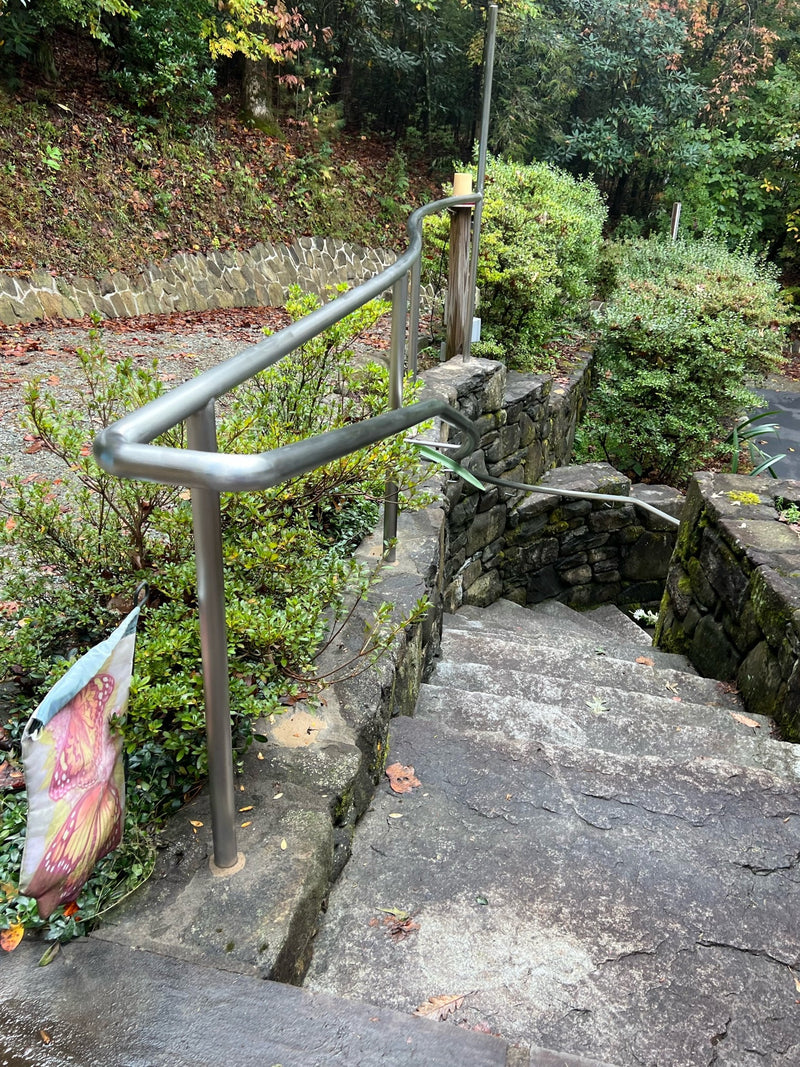 Handrail Rolled and Bent on Hulk Roller