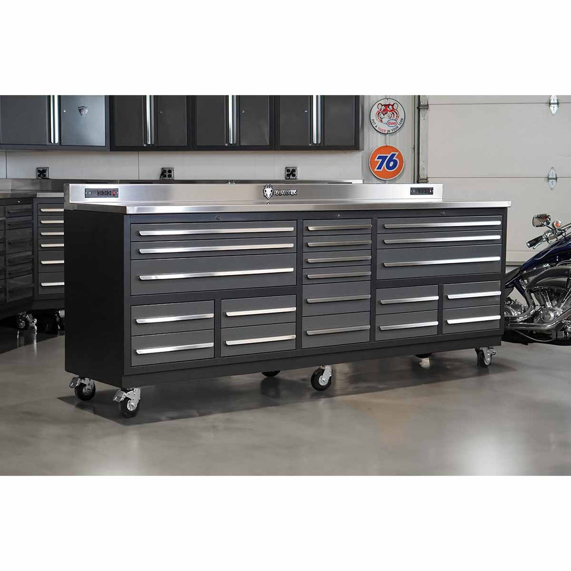 Dragonfire Tools 20 Drawer Pro Series 9FT 4 1/4″ Workbench