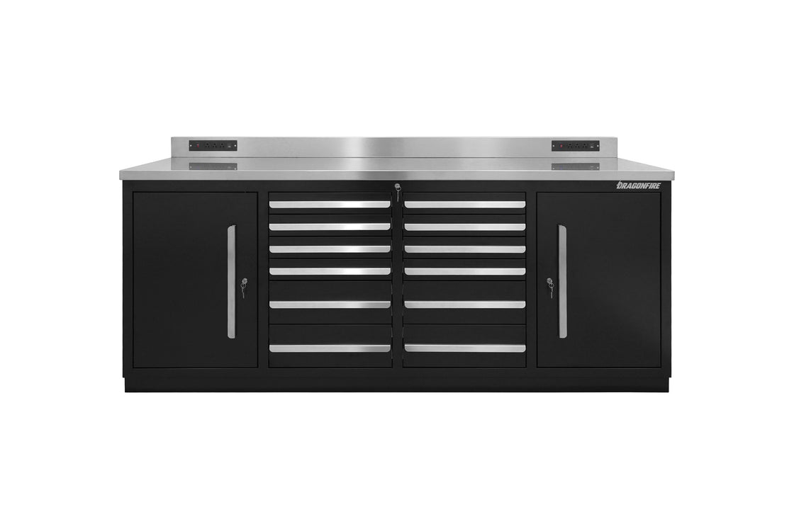 Dragonfire Tools 12 Drawer Pro Series 7FT Workbench