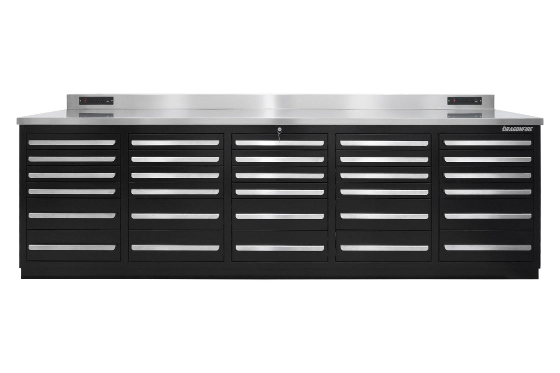 Dragonfire Tools 30 Drawer Pro Series 9FT 4 1/4″ Workbench