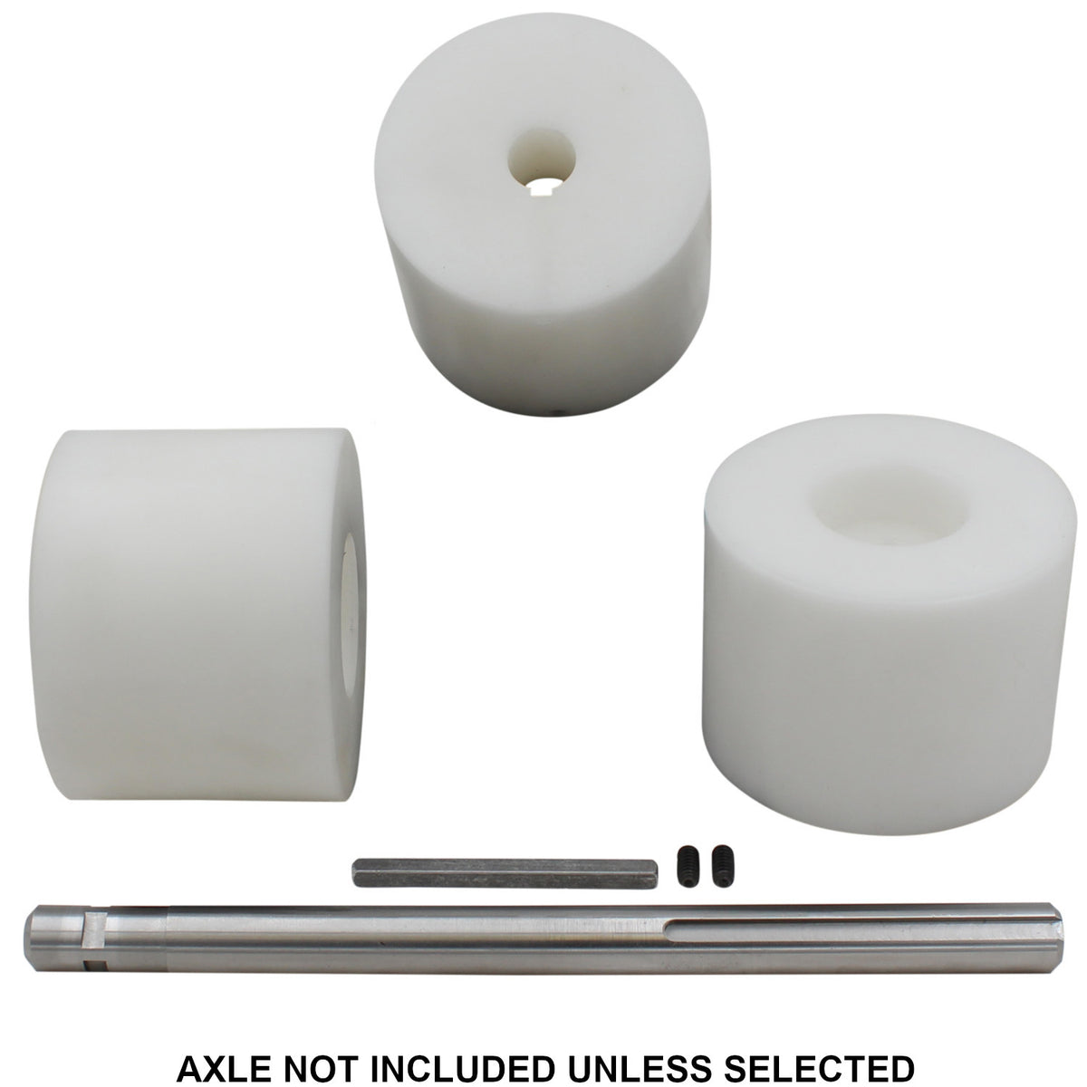 Flat Plate "Smooth" Dies Will Roll Flat Material Up To 3.0" Wide Delrin