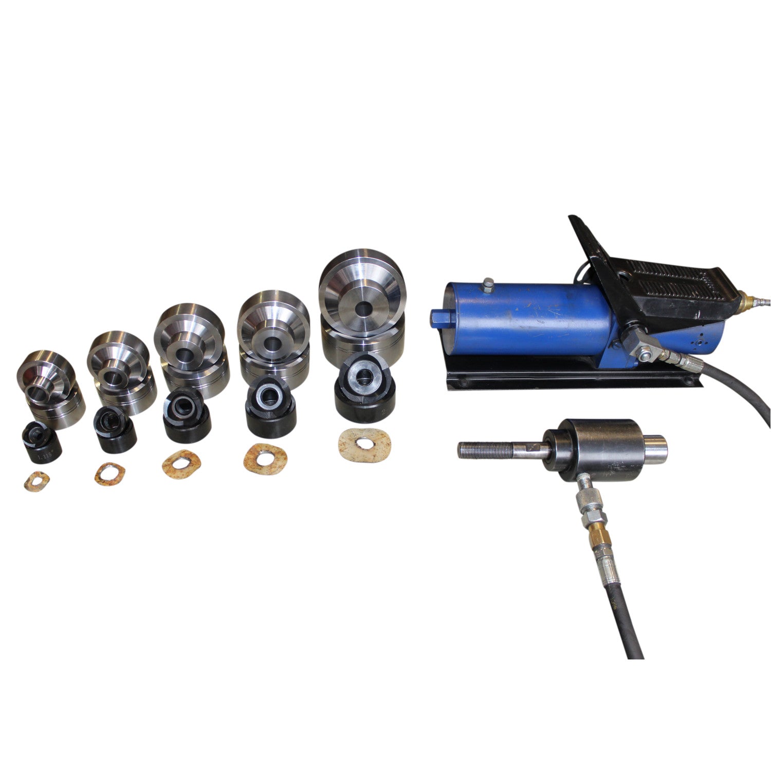SWAG "Pipe" Dimple Dies (5) Piece Set, (3/4", 1", 1-1/4", 1-1/2", 2")