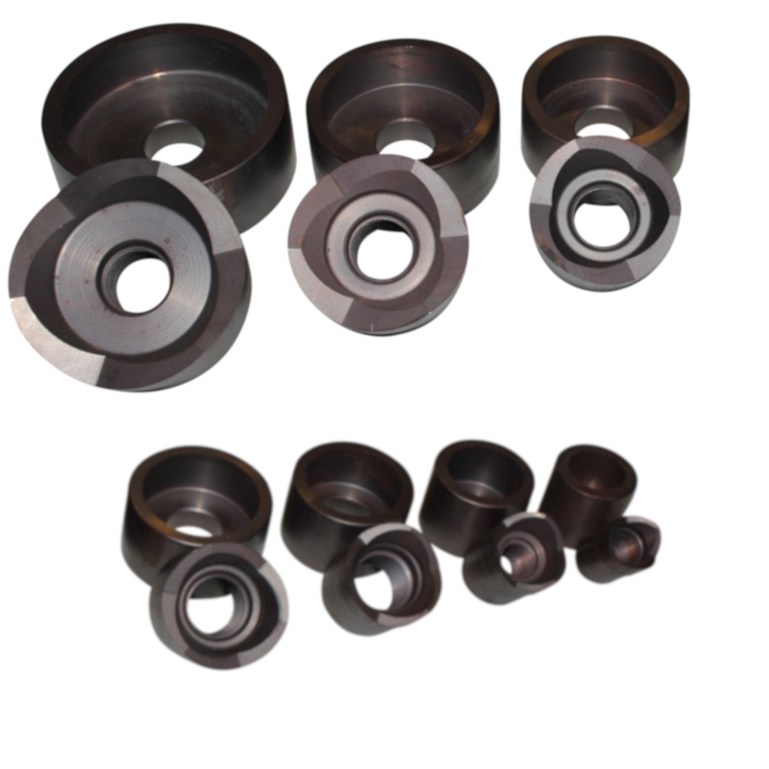 8 Piece Dimple Die and 7 Piece Knockout Set Combo